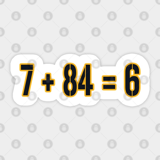 Pittsburgh Math! Sticker by pralonhitam